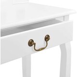  Mizica za ličenje s stolčkom bela 65x36x128cm pavlovnija in MDF, (20712899) | Shoptok.si