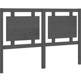  Posteljno vzglavje sivo 145,5x4x100 cm trdna borovina, (20645004) | Shoptok.si