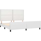  Okvir za krevet s uzglavljem bijeli 180x200 cm od umjetne kože | shoptok.hr