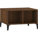  Klubska mizica rjav hrast 60x50x36,5 cm inženirski les, (20714385) | Shoptok.si