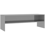 TV omarica visok sijaj siva 120x40x40 cm iverna plošča, (20732257) | Shoptok.si