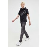 Hugo Bombažna kratka majica črna barva | Shoptok.si