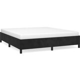  Posteljni okvir črna 160x200 cm žamet, (20726502) | Shoptok.si