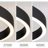  orion- led prigušiva viseći luster na sajli kolk LED/60W/230V 2700/3000/4000K prečnik 60 cm crna | Eponuda.com