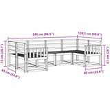  Set vanjskih sofa 6 kom. Prirodna Čvrsto drvo akacije | shoptok.hr