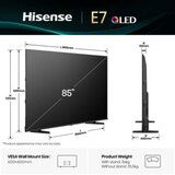 Hisense QLED SAMART TV 85E7Q PRO 85" 4K UHD 144Hz VIDA OS | Eponuda.ba