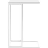  Bočni stolić bijeli 40 x 30 x 59 cm od konstruiranog drva | shoptok.hr