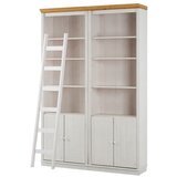 Støraa Bijela biblioteka od masivnog bora 148x223 cm Anita – | shoptok.hr