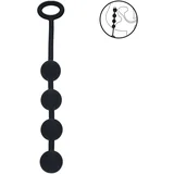 Round Silicone Anal Balls S 20mm Black