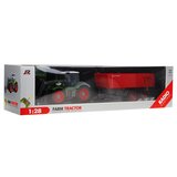  Traktor s crvenom prikolicom na daljinsko upravljanje u mjerilu 1:28 | shoptok.hr