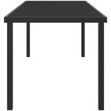  Stol za vrt Crna 200 x 80 x 73 cm Metal | Eponuda.ba