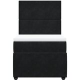  Box spring krevet s madracem crni 90x190 cm baršunasti | shoptok.hr