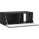 TV ormar za zid 78,5 x 41 x 30 cm Crna Konstruirano drvo | Eponuda.com