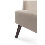 Bonami Selection Bež žameten fotelj z naslonom Noemye – | Shoptok.si