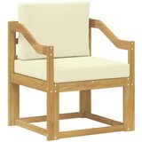  2 Komad Set vanjskih sofa Poliester Bijela i Krem | shoptok.hr