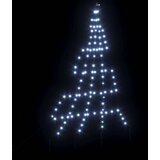 vidaXL LED božično drevesce med 112 LED Hladno bela 511 cm Kovina | Shoptok.si