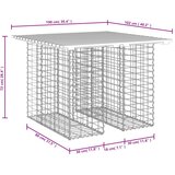  Vrtni stol, gabion dizajn, 100x102x72 cm, masivno drvo, douglas | Eponuda.ba
