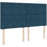  Krevet s oprugama i madracem tamnoplavi 200x200 cm baršunasti | shoptok.hr