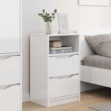  Noćni ormarići 2 pcs Visoki sjaj bijela 40 x 30 x 467 cm | Eponuda.ba
