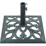 vidaXL stojalo za senčnik zeleno 12 kg 49 cm lito železo | Shoptok.si