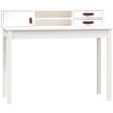 Maison Chic Pisalna miza - pisarniška miza - Računalniška miza bela 110x50x93 cm trdna borovinax, (21785067) Cene