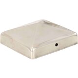 vidaXL Piramidni pokrovčki za stebričke 6 kosov jeklo 91x91 mm | Shoptok.si