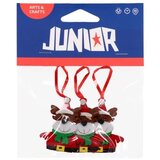 Junior Crafty NY, novogodišnja dekoracija, irvasi, 55 x 63mm, 3K | ePonuda.com