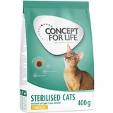Concept for Life Snižena cijena! 400 g - Sterilised Cats piletina