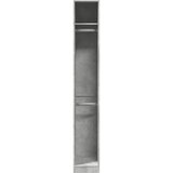  Ormar siva boja betona 30 x 50 x 200 cm od konstruiranog drva | Eponuda.com