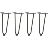  ukosnice noge za stol 4 kom antracit 30 cm čvrstog čelik | shoptok.hr