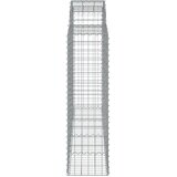  Lučne gabionske košare 30 kom 200 x 50 x 140/160 cm željezne | shoptok.hr
