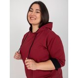RELEVANCE Tunic-RV-TU-8241.54P-burgundy | Shoptok.si