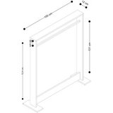 Hanah home Chiviluk Salvitor, 100x124x12 cm, Bijela | Eponuda.ba