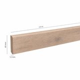  Zaključna letev HICTORY (6 x 1,2 x 240 cm) | Shoptok.si