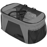  2-slojna sklopiva kolica za pse siva 83x48x97 cm tkanina oxford | shoptok.hr