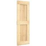  Klizna vrata s priborom za montažu 70 x 210 cm masivna borovina | shoptok.hr