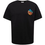 KnowledgeCotton Apparel Majica 'WATERAID' nebeško modra / oranžna / melona / črna | Shoptok.si