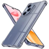 Shockproof Clear Silicone zaštitna maskica za Honor 400 Pro – smoke crna