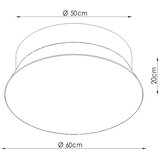Thoro Bela papirnata stropna svetilka ø 60 cm TOP – | Shoptok.si