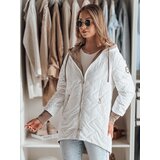 DStreet Kurtka damska przejściowa z kapturem LUMERA biała | ePonuda.com