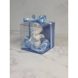  Krstni konfet angelček v škatlici z modro pentljo KRDAR 124-01 | Shoptok.si