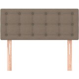  Uzglavlje smeđesivo 90x5x78/88 cm od tkanine | shoptok.hr