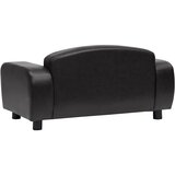SOFA za pse crna 80 x 50 x 40 cm od umjetne kože | Eponuda.com