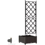  Vrtna saksija Smeđa 40 x 40 x 126 cm Plastika | shoptok.hr
