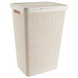  Laundry basket jute 58L W44xL35xH60cm ( 4912074 ) Cene