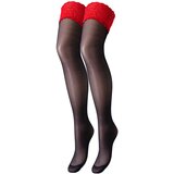 Trasparenze Najlonke / Samostoječe nogavice Autoreggente 20 Denary Rosy Črna | Shoptok.si