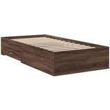 Okvir kreveta s ladicama boja hrasta 90x200 cm drveni | shoptok.hr