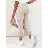 DStreet Spodnie damskie CHICCORD beżowe | Shoptok.si