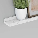  Polica na zidu s policom 4 pcs Bijeli mramor 60 x 9 x 3 cm | shoptok.hr