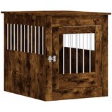 vidaXL Boks za psa dimljen hrast 64,5x80x71 cm inženirski les, (20989764) | Shoptok.si